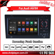 Android GPS Navigatior para Audi A8 / S8 DVD Player com GPS RDS Bt 3G / WiFi DSP Rádio